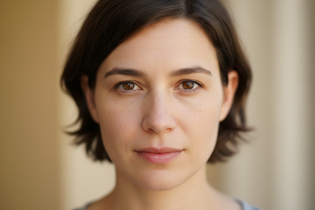 UN VISAGE D'UNE PERSONNE 